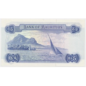 Mauricius, 5 rupií (1967)