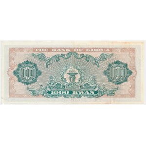 Jižní Korea, 1 000 hwan (1960-1962)