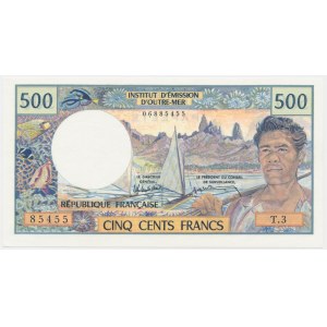 Francja, Tahiti, 500 franków 1985