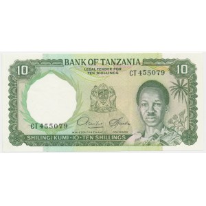 Tanzanie, 10 šilinků (1966-1978)