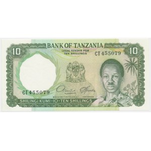 Tanzania, 10 szylingów (1966-1978)