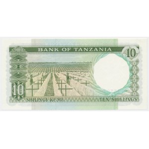 Tanzania, 10 szylingów (1966-1978)