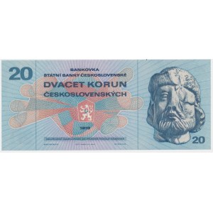 Czechoslovakia, 20 Korun 1970