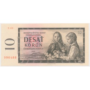 Československo, 10 korun 1960