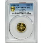1.000 Gold 1982 Johannes Paul II, Valcambi - PCGS PR68 CAM