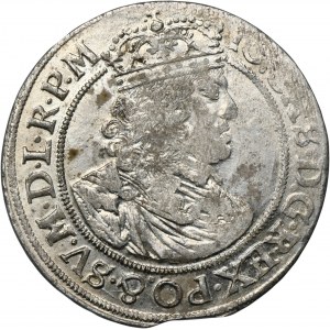 John II Casimir, 1/4 Thaler Krakau 1658 TLB