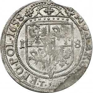 John II Casimir, 1/4 Thaler Krakau 1658 TLB