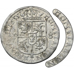 Johannes II. Kasimir, Ort Wschowa 1655 MW - SEHR RAR