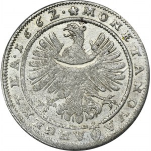 Slezsko, knížectví legnicko-brzesko-wołowskie, Krystian Wołowski, 15 Krajcarów Brzeg 1662 - NIENOTATED