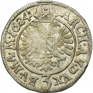 Austria, Ferdynand II, 3 Krajcary Praga 1624