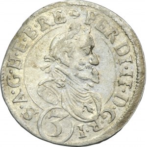 Rakousko, Ferdinand II, 3 Krajcary Sankt Veit 1636