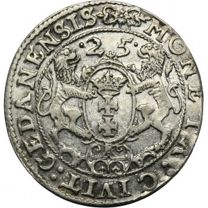 Sigismund III Vasa, 1/4 Thaler Danzig 1625 - P: