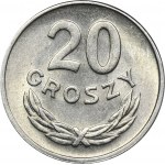 20 pennies 1957 - RARE, narrow date