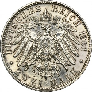 Germany, Kingdom of Prussia, Wilhelm II, 2 Mark Berlin 1901