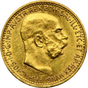 Austria, Franz Josef I, 10 Corona Wien 1911