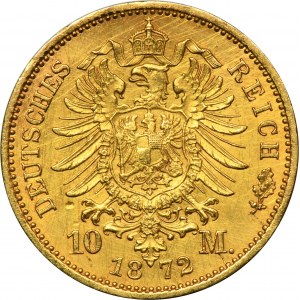 Germany, Prussia, Wilhelm I, 10 Mark Berlin 1872 A