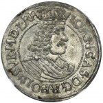 John II Casimir, 1/4 Thaler 1663 HDL - NGC MS63