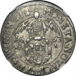 John II Casimir, 1/4 Thaler 1663 HDL - NGC MS63