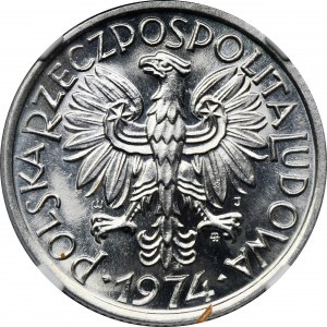 2 złote 1974 Jagody - NGC MS66 - PIĘKNA