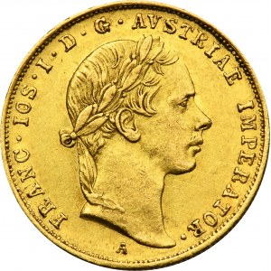 Rakúsko, František Jozef I., Dukát Viedeň 1854 A