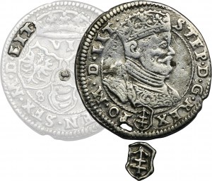 Stephan Bathory, 6 Groschen Vilnius 1585 - RARE
