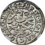 Schlesien, Stadt Świdnica, Ferdinand II, 3 Krajcary Świdnica 1622 - NGC MS65 - SEHR RAR