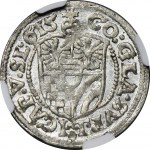 Silesia, Duchy of Münsterberg-Oels, Karl II, 3 Kreuzer Oels 1615 - NGC MS61