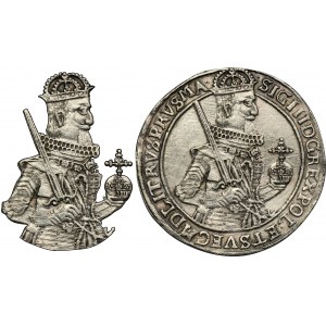 Zikmund III Vasa, Thaler Toruń 1630 II - RARE