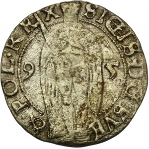 Sigismund III Vasa, 1 Öre Stockholm 1595 - RARE