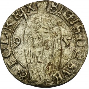 Žigmund III Vasa, 1 Öre Štokholm 1595 - RARE