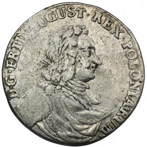 August II Silný, 2/3 toliarov (guldenov) Drážďany 1704 ILH