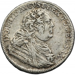 August III Sas, 2/3 Taler (Gulden) Dresden 1763 FWôF