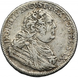 August III Sas, 2/3 Talara (gulden) Drezno 1763 FWôF