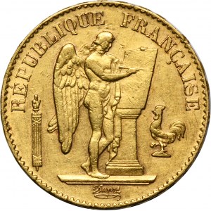 France, Third Republic, 20 Francs Paris 1898 A