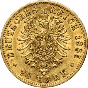 Deutschland, Königreich Preußen, Wilhelm I., 20 Mark Berlin 1885 A