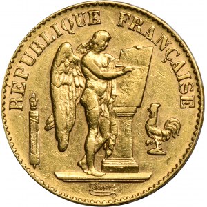 Francúzsko, Tretia republika, 20 frankov Paríž 1898 A