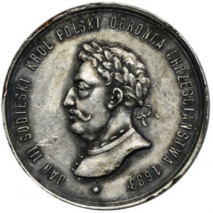 Medal na pamiątkę 200-ej Rocznicy Odsieczy Wiedeńskiej 1883 - RZADKI