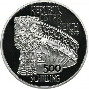 Austria, 500 Szylingów Wiedeń 1997 - Kamieniarz