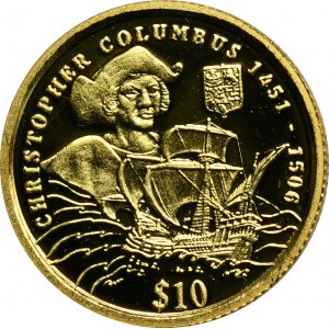 Sierra Leone, 10 Dollar Surrey 2006 - Christoper Columbus