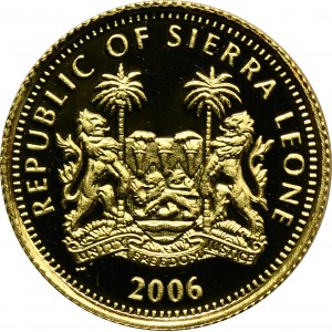 Sierra Leone, 10 Surrey dolarů 2006 - Christopher Columbus