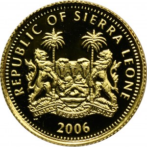 Sierra Leone, 10 Dolarów Surrey 2006 - Krzysztof Kolumb