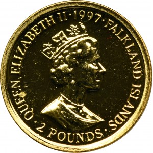 Falklandinseln, 2 Pfund Llantrisant 1997 - Heinrich VIII.