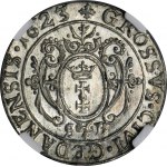 Žigmund III Vasa, gdanský groš 1623 SB - NGC MS65 - OKAZOWY
