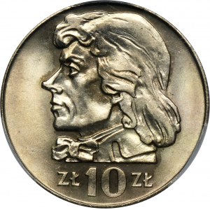 10 złotych 1969 Kościuszko - PCGS MS68 - OKAZOWY