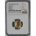 Wolne Miasto Kraków, 10 groszy 1835 - NGC MS63