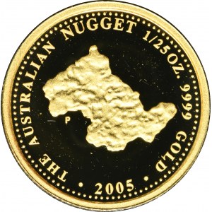 Austrália, Alžbeta II, $4 2005 - The Australian Nuggets