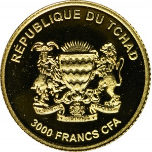 Chad, 3000 Francs 2016 - Hans-Dietrich Genscher