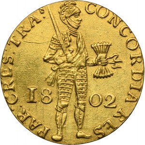 Netherlands, Batavian Republic, Ducat Utrecht 1802