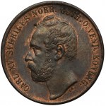 Švédsko, Karel XV, 5 Öre Stockholm 1864