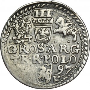 Sigismund III Vasa, 3 Groschen Olkusz 1597